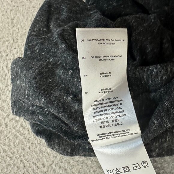 IRO PARIS Jersey Stretchy Sheath Maxi Dress Ruched Sexy Slit - Picture 8 of 16